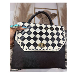 Checkered purse