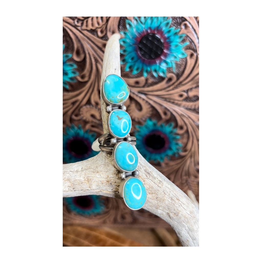 Genuine turquoise ring