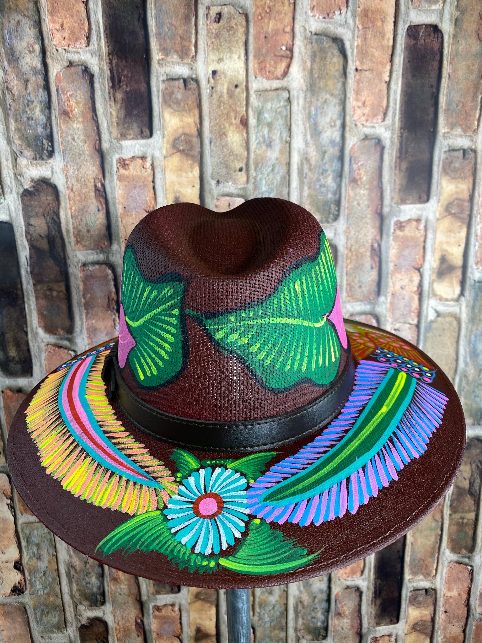 Hand painted Mexican Artisanal Hat