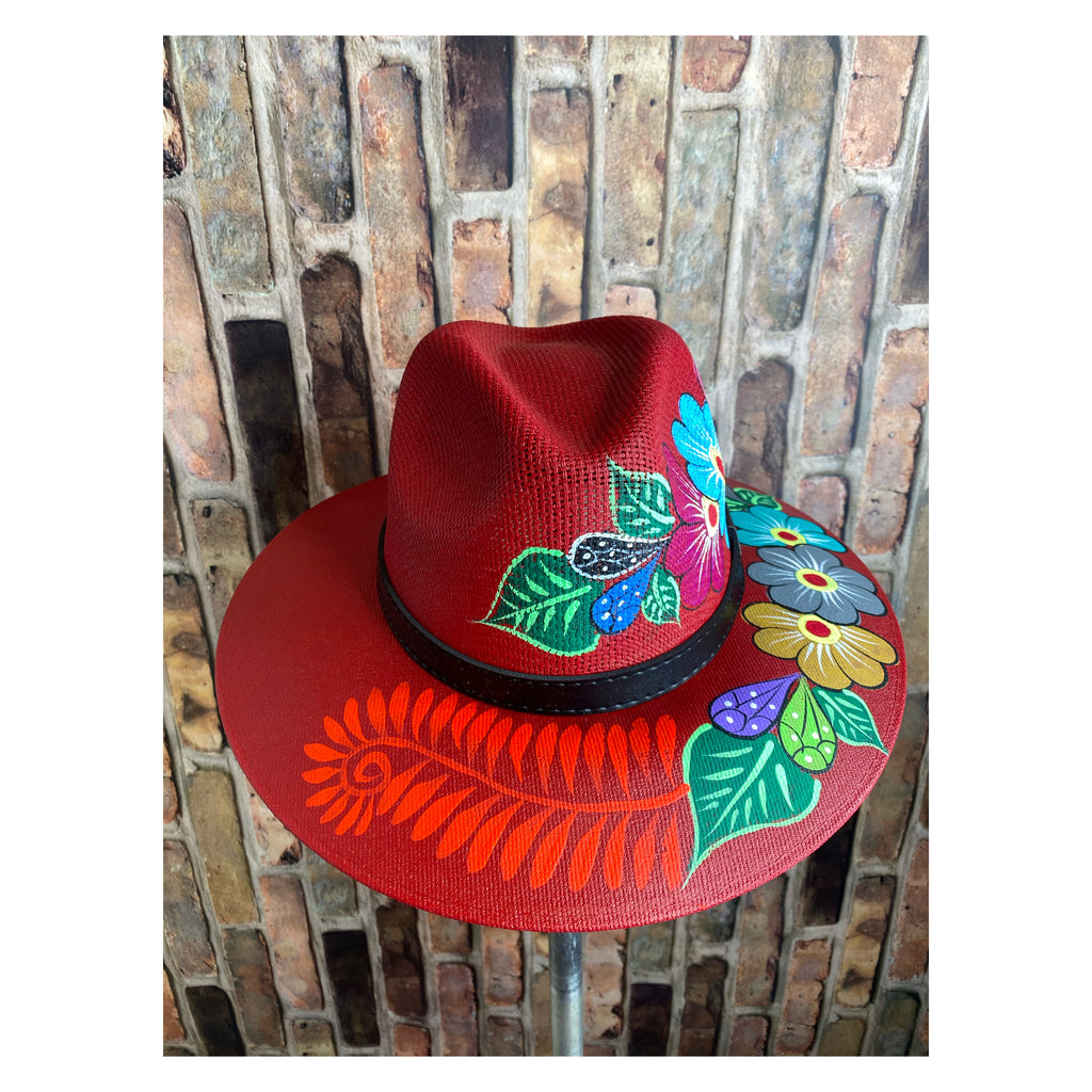 Hand painted Mexican Artisanal Hat