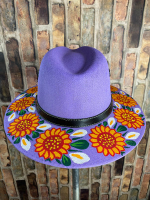 Hand painted Mexican Artisanal Hat