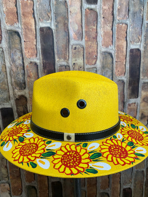 Hand painted Mexican Artisanal Hat