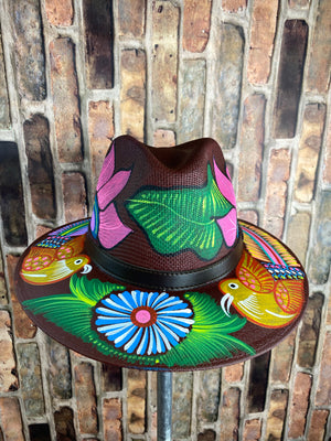 Hand painted Mexican Artisanal Hat