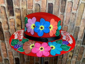 Hand painted Mexican Artisanal Hat