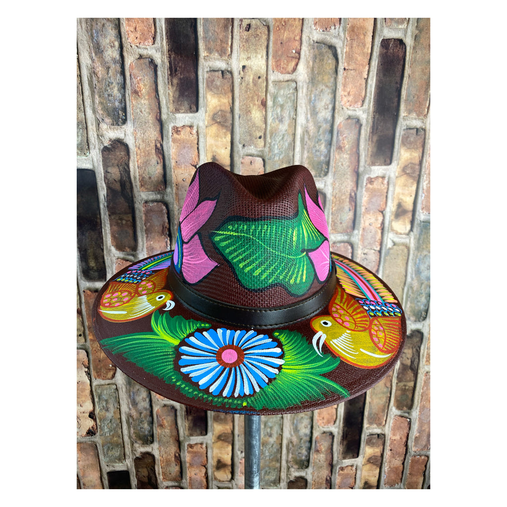 Hand painted Mexican Artisanal Hat