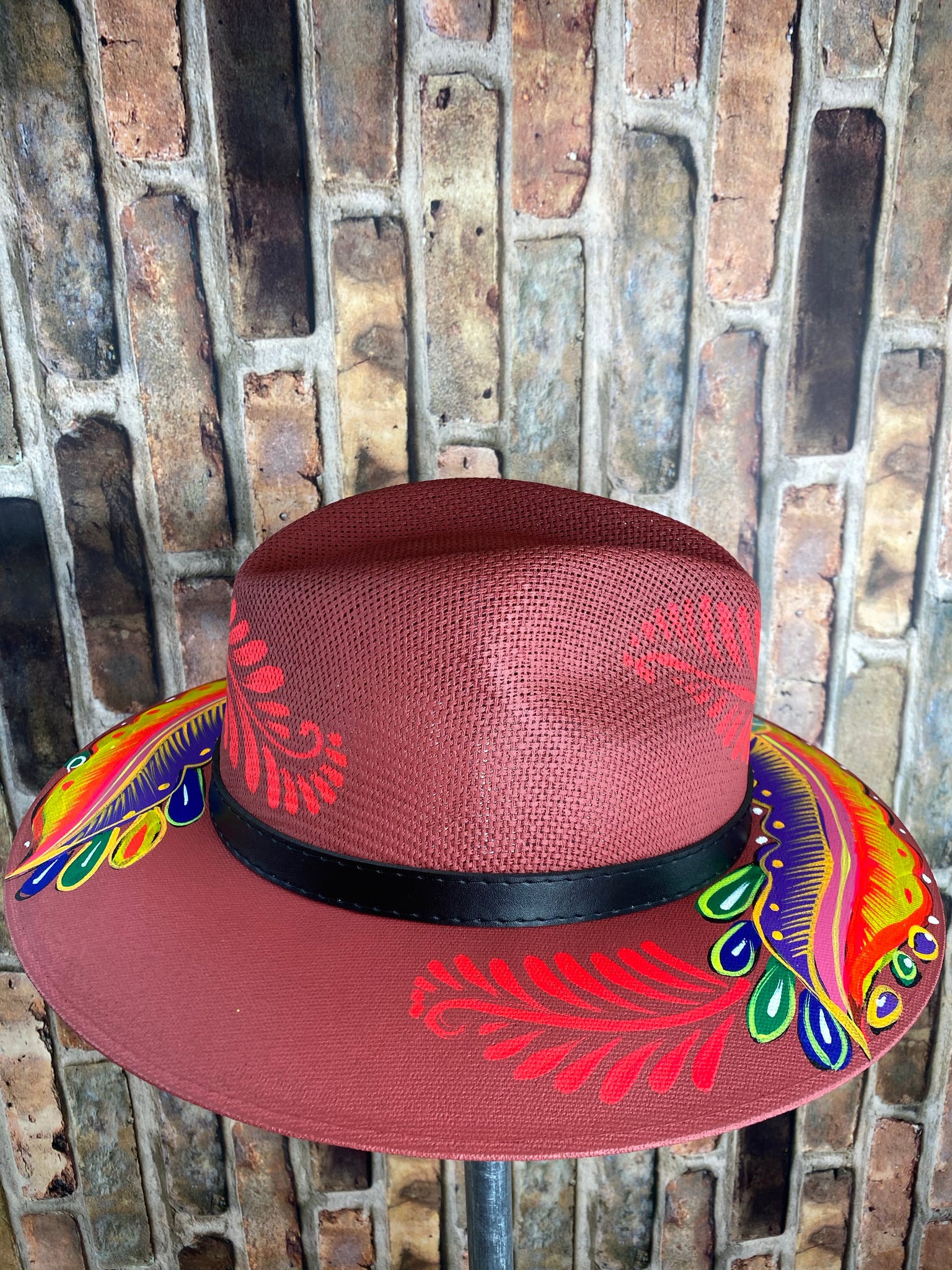 Hand painted Mexican Artisanal Hat