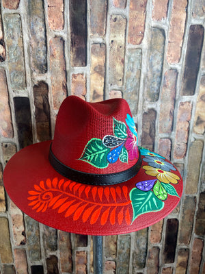 Hand painted Mexican Artisanal Hat