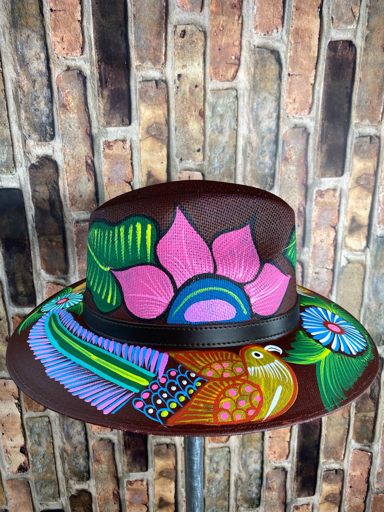 Hand painted Mexican Artisanal Hat