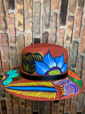 Hand painted Mexican Artisanal Hat