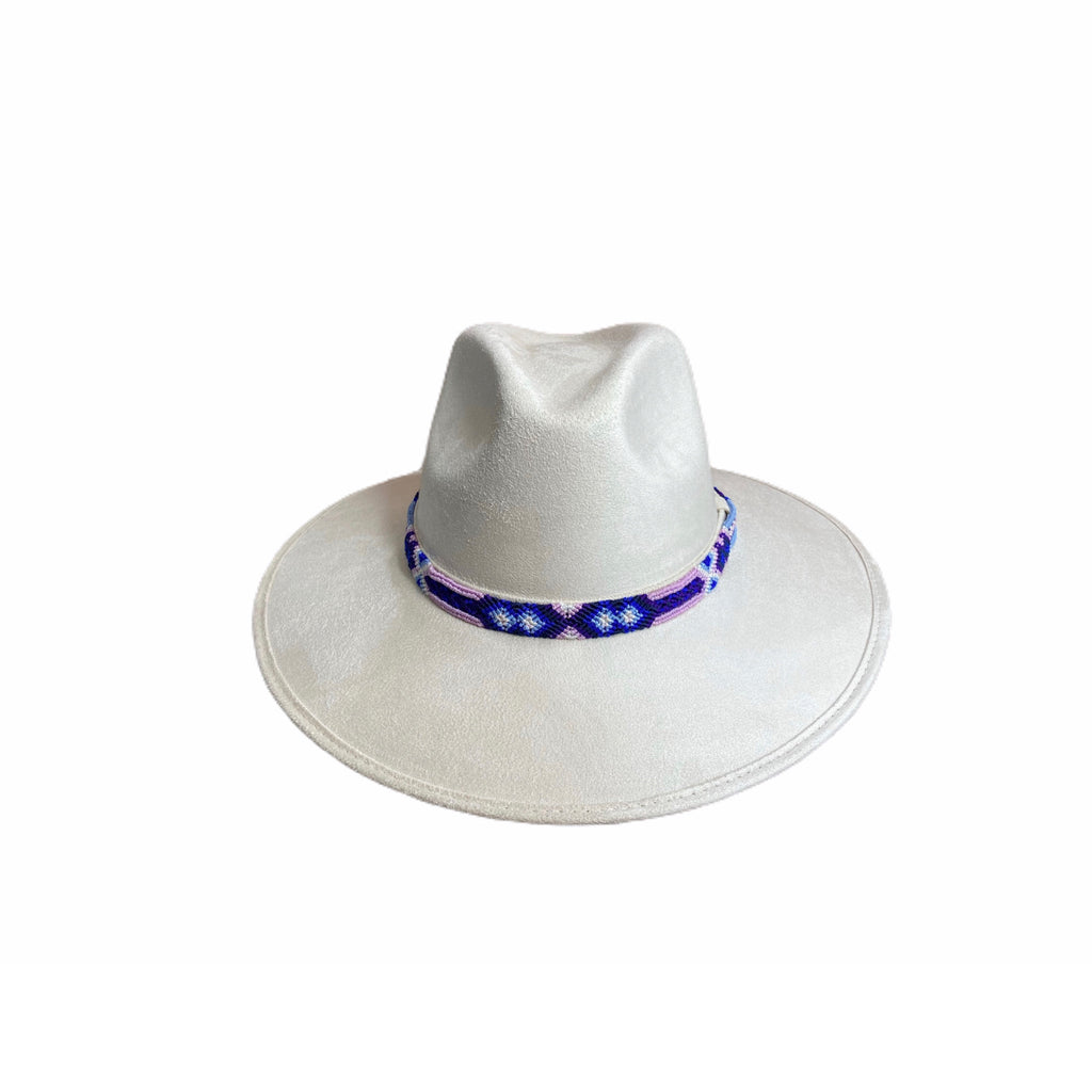 Suede Cowgirl Hat with braided hat band