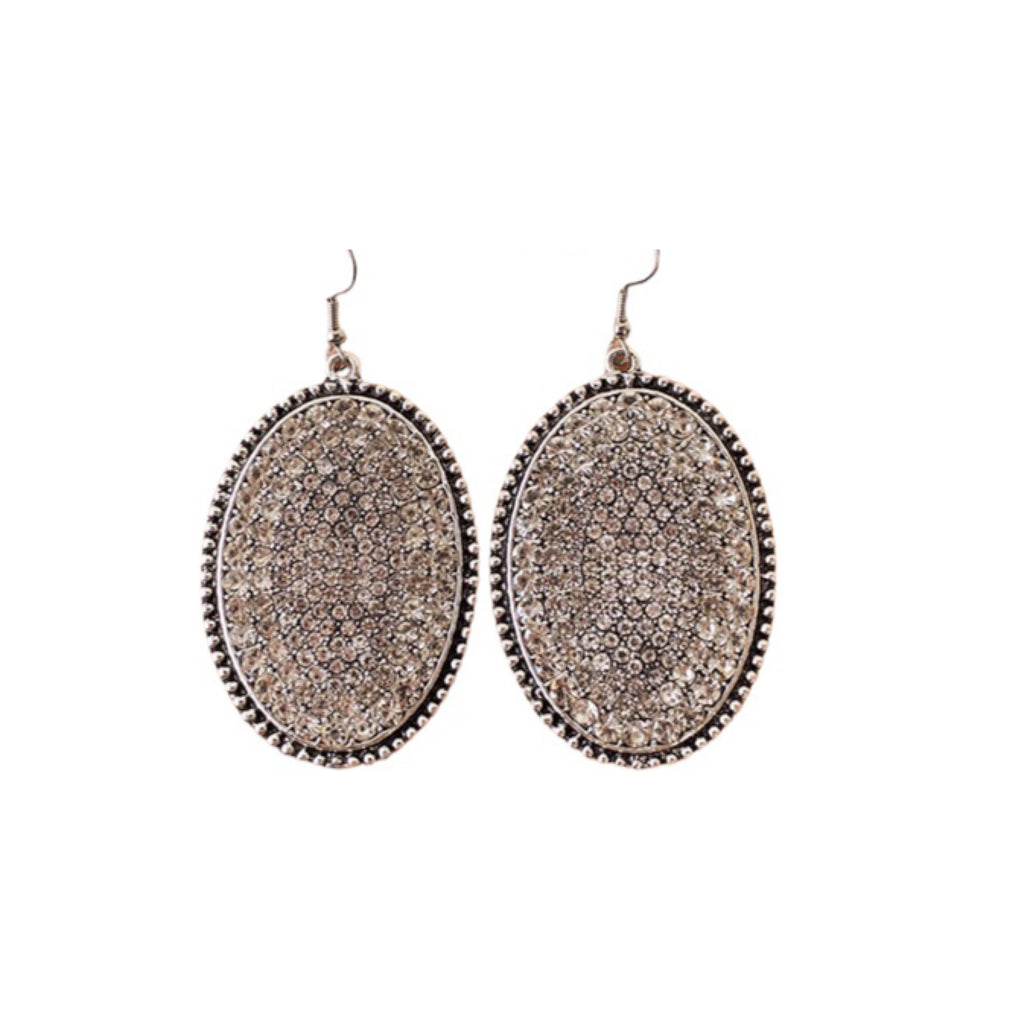 Rhinestone earrings