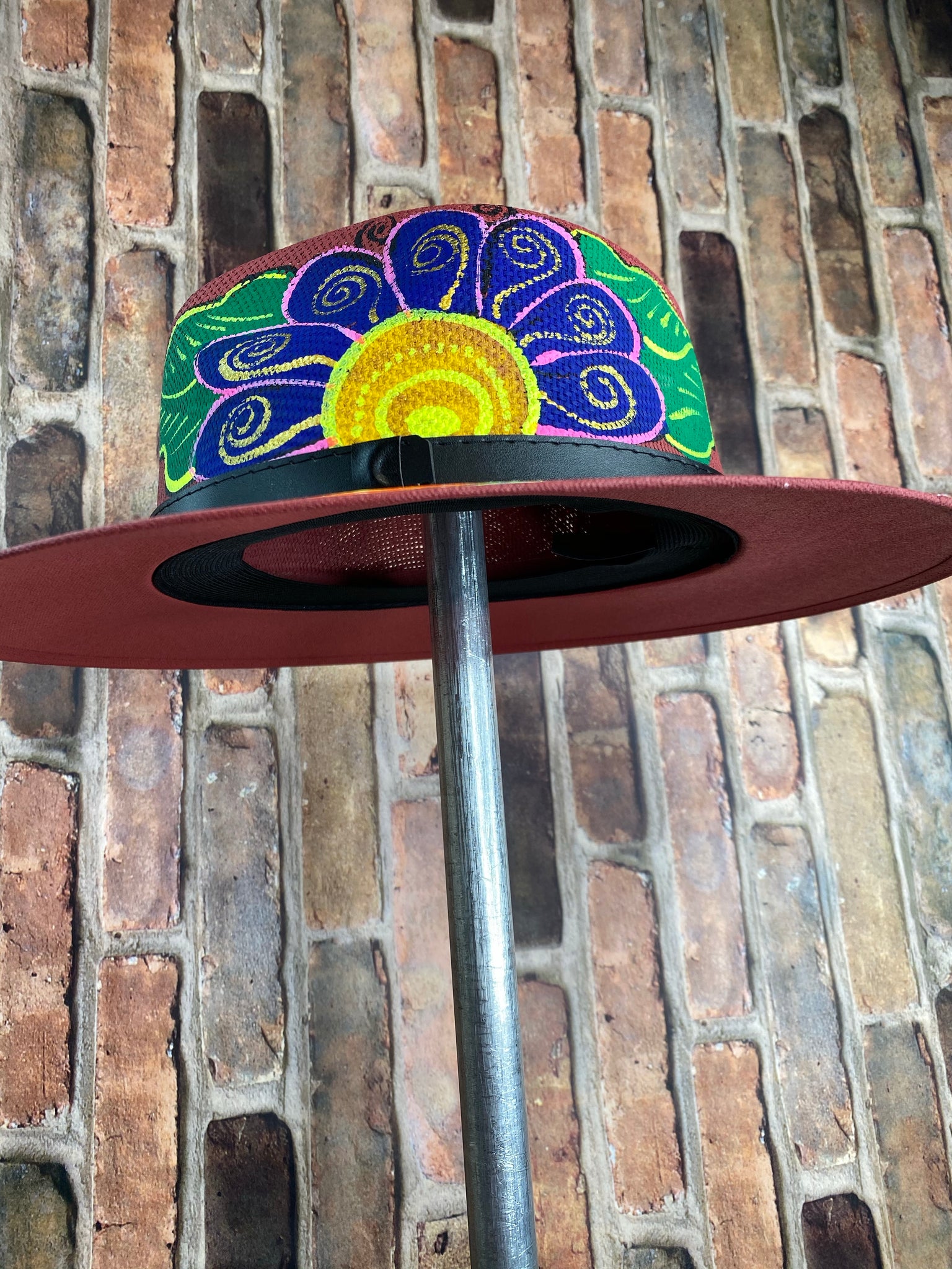 Hand painted Mexican Artisanal Hat