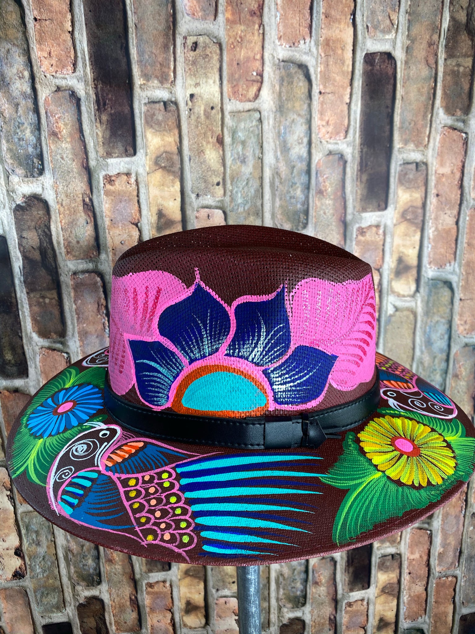 Hand painted Mexican Artisanal Hat