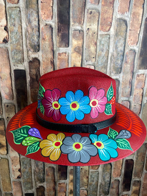 Hand painted Mexican Artisanal Hat