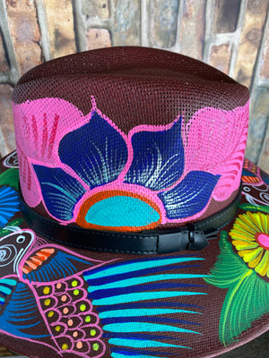 Hand painted Mexican Artisanal Hat