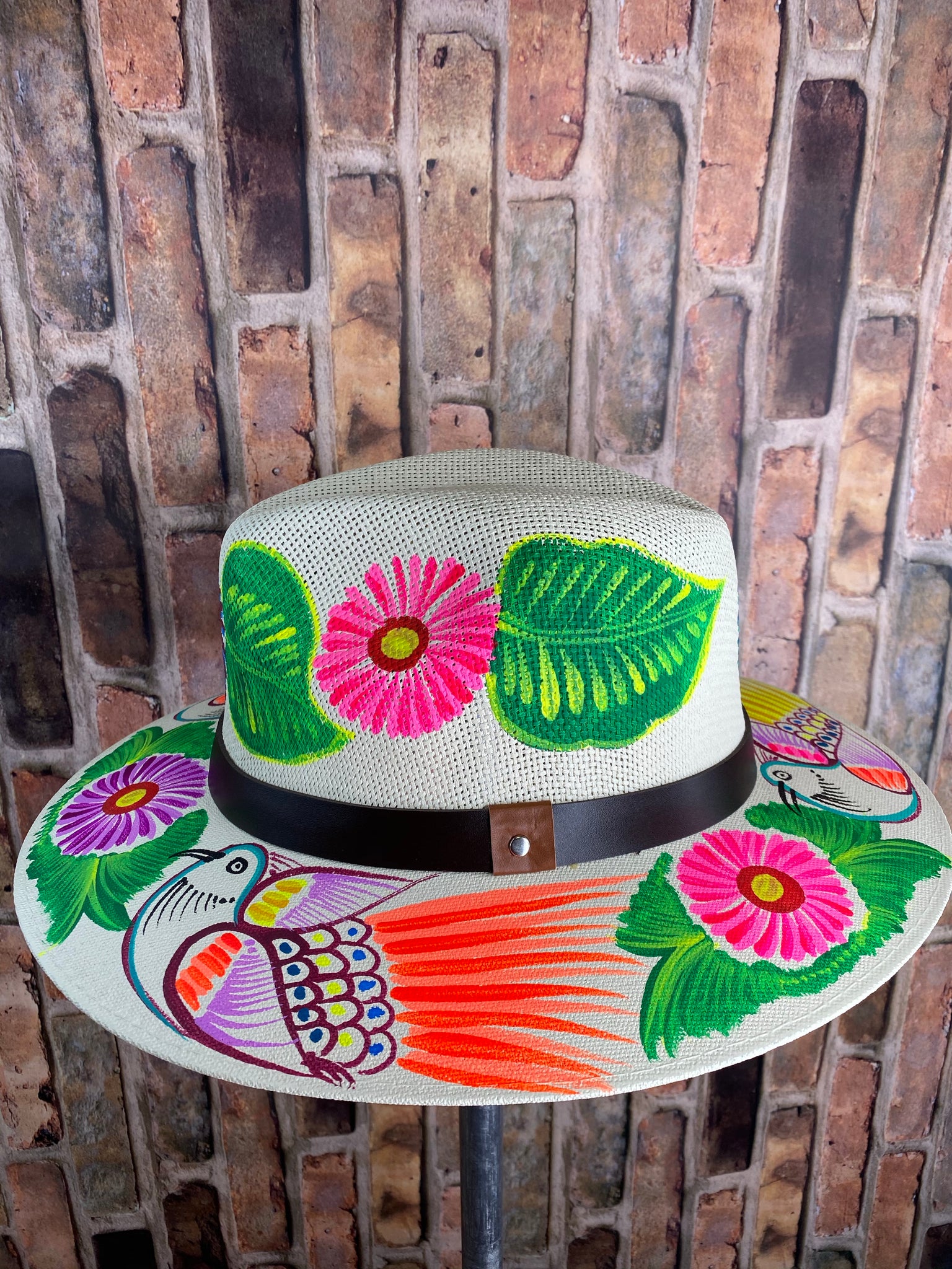 Hand painted Mexican Artisanal Hat