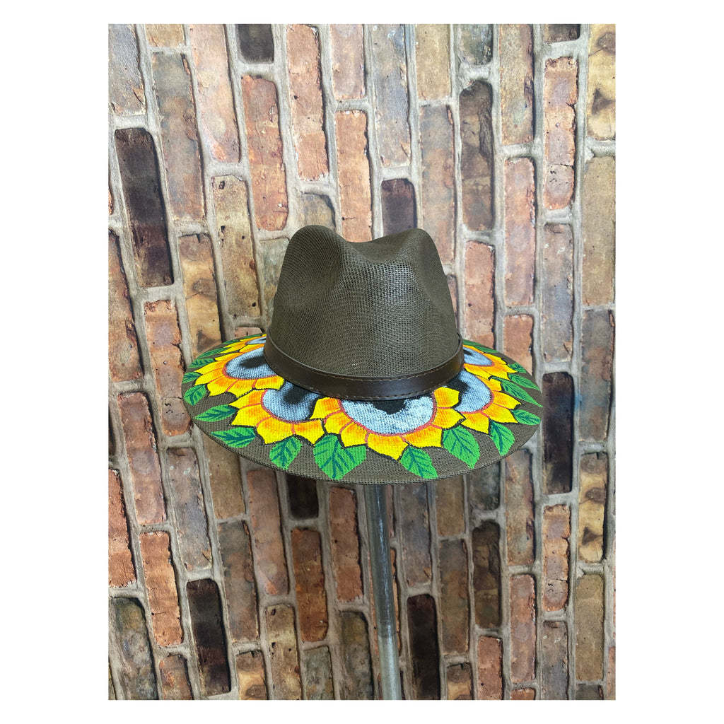 Hand painted artisanal Mexican hat