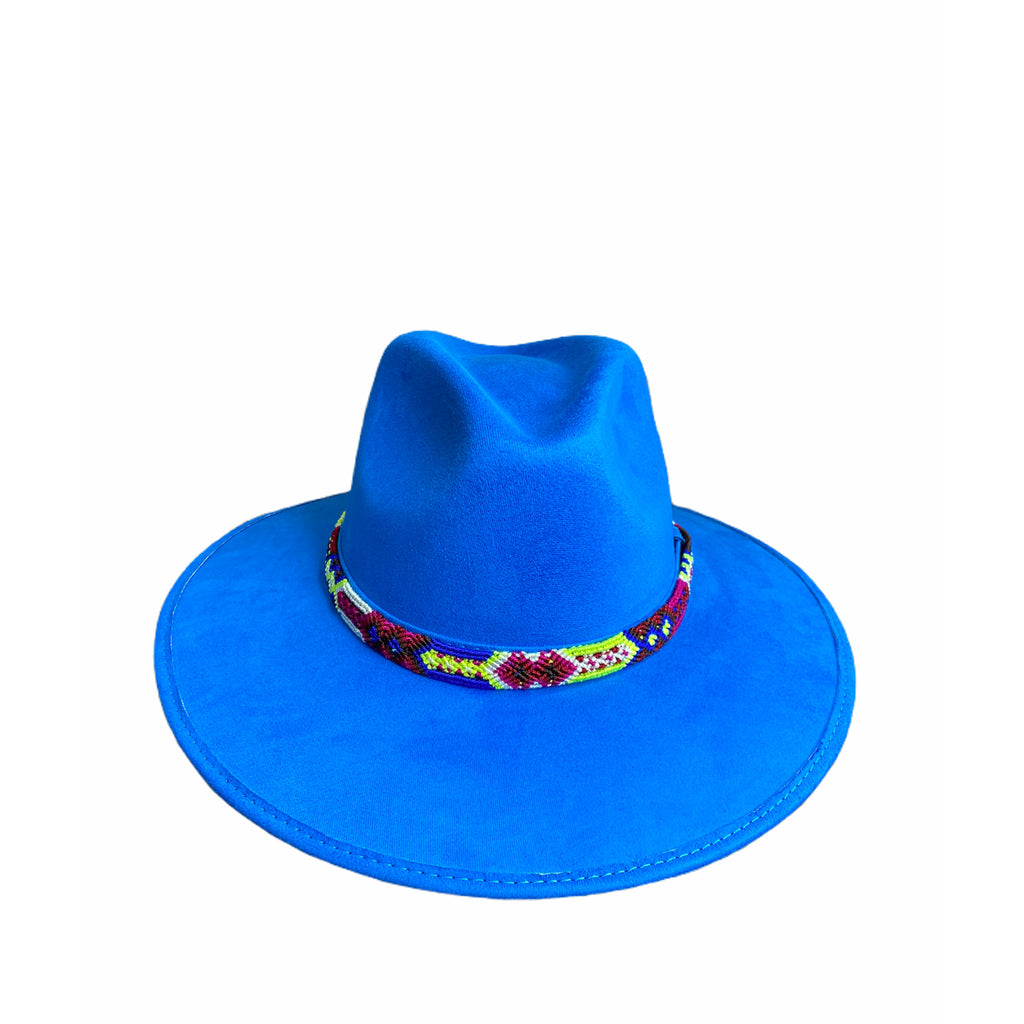 Suede Cowgirl Hat with braided hat band