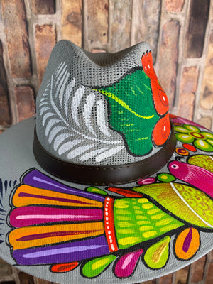 Hand painted Mexican Artisanal Hat