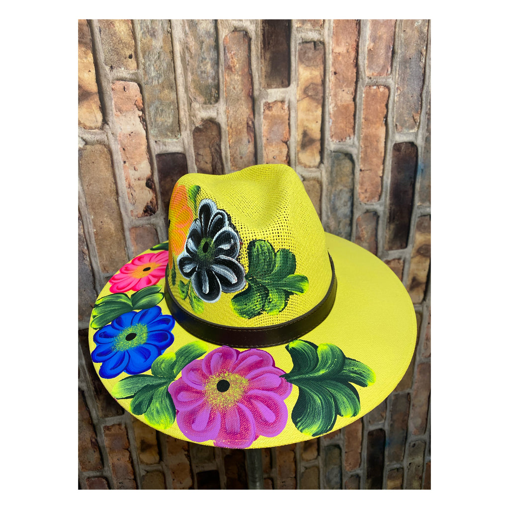 Hand painted Mexican Artisanal Hat