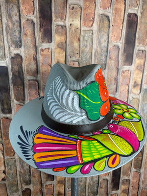 Hand painted Mexican Artisanal Hat