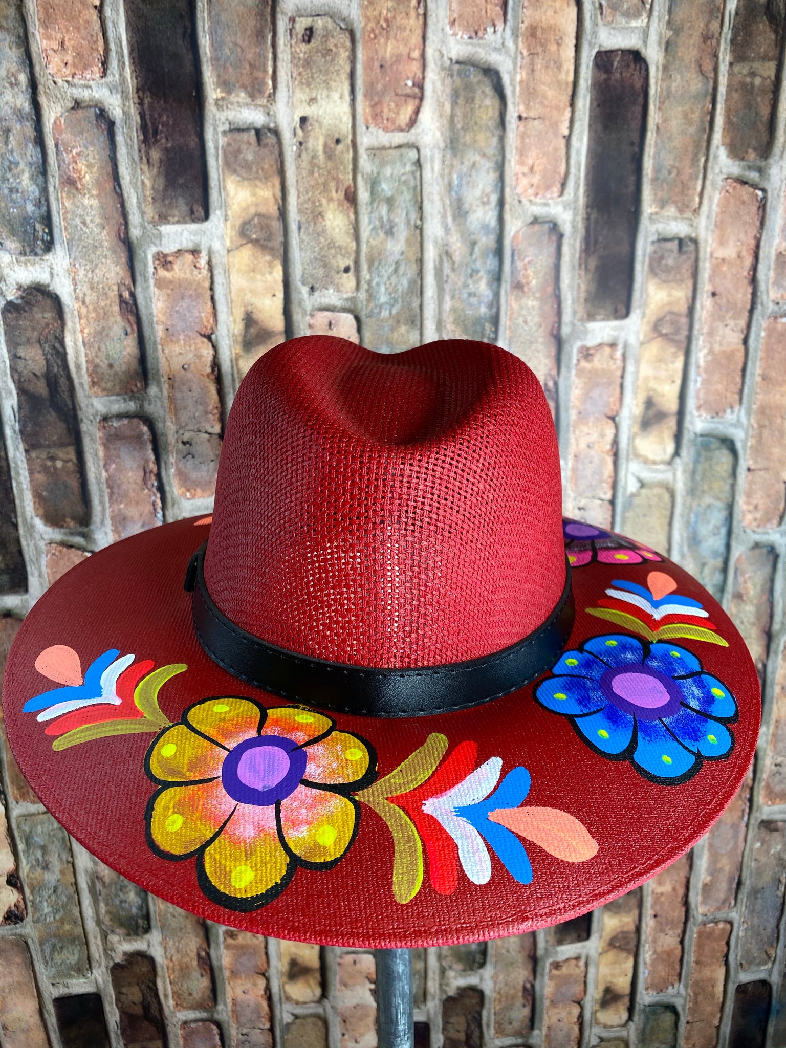 Hand painted Mexican Artisanal Hat