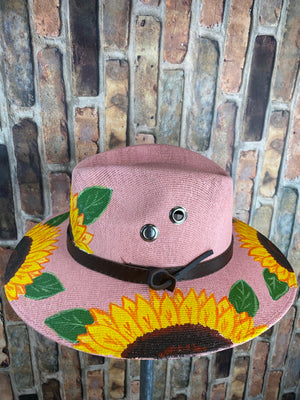 Hand painted Mexican Artisanal Hat