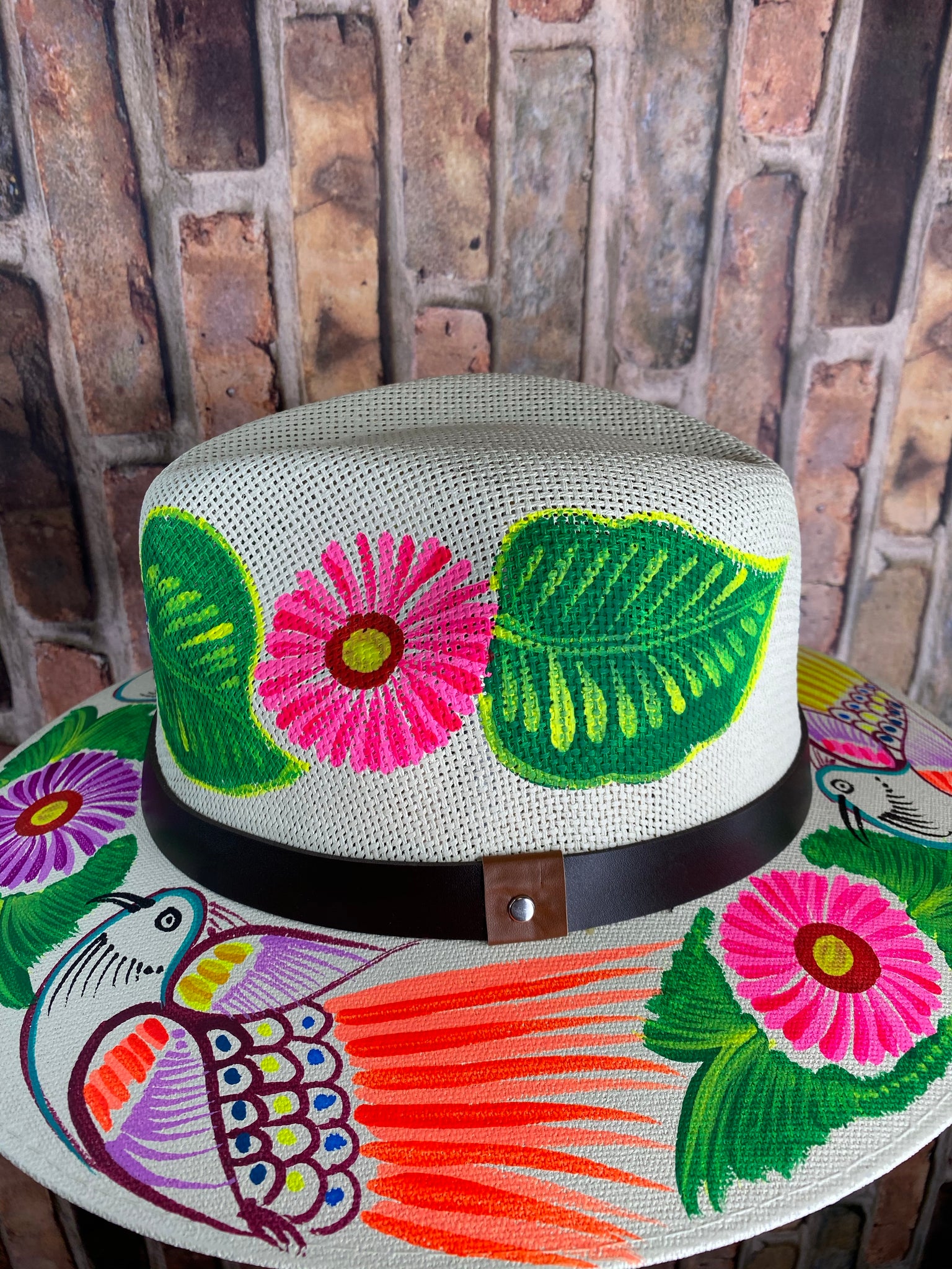 Hand painted Mexican Artisanal Hat