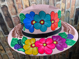 Hand painted Mexican Artisanal Hat