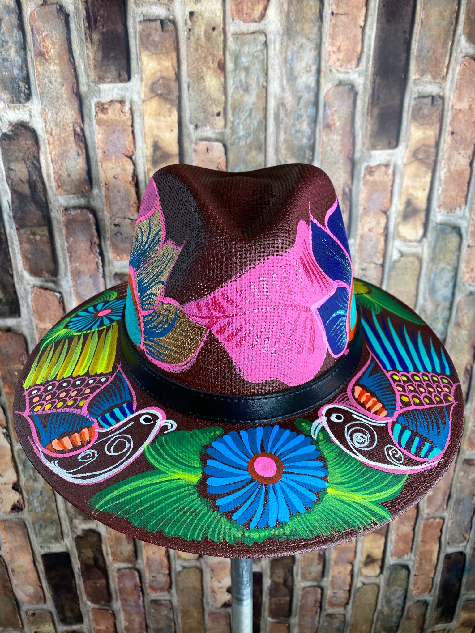 Hand painted Mexican Artisanal Hat