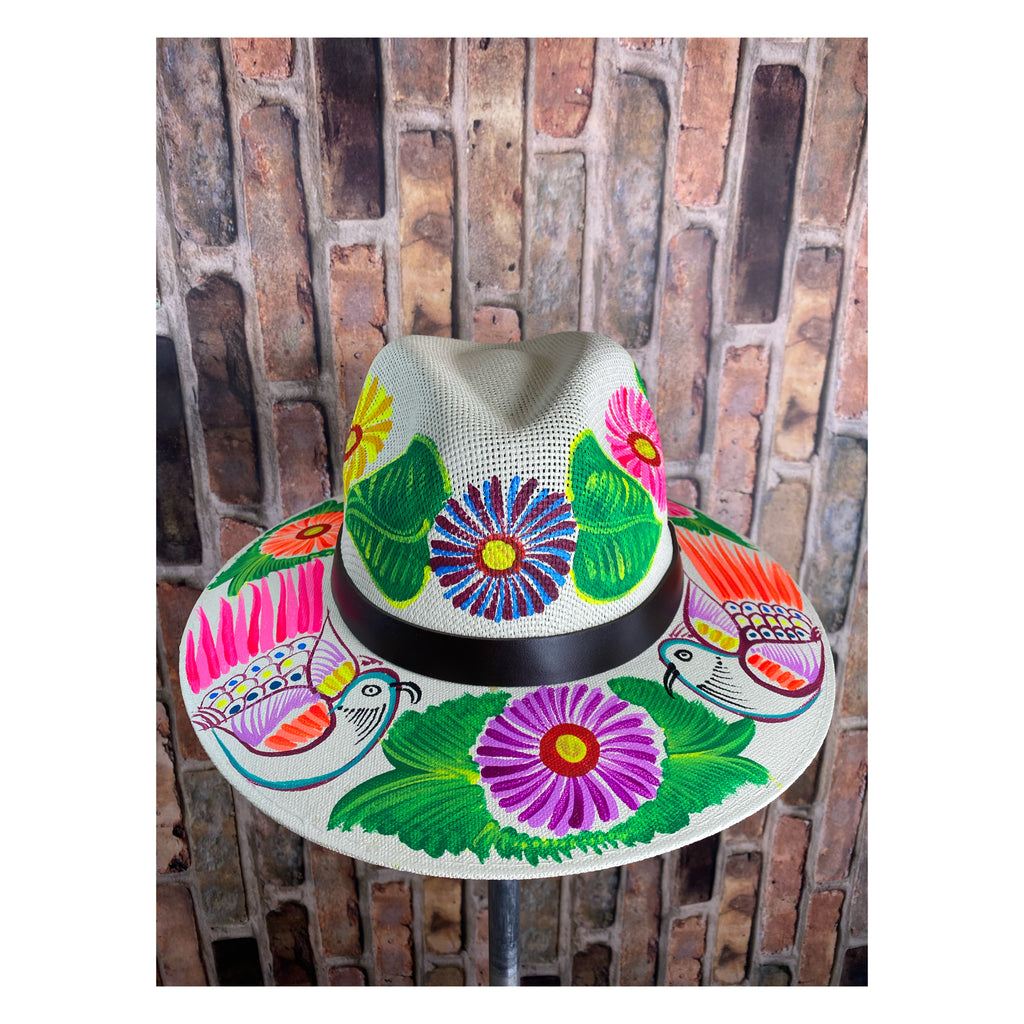 Hand painted Mexican Artisanal Hat
