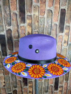 Hand painted Mexican Artisanal Hat