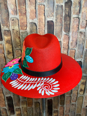 Hand painted Mexican Artisanal Hat