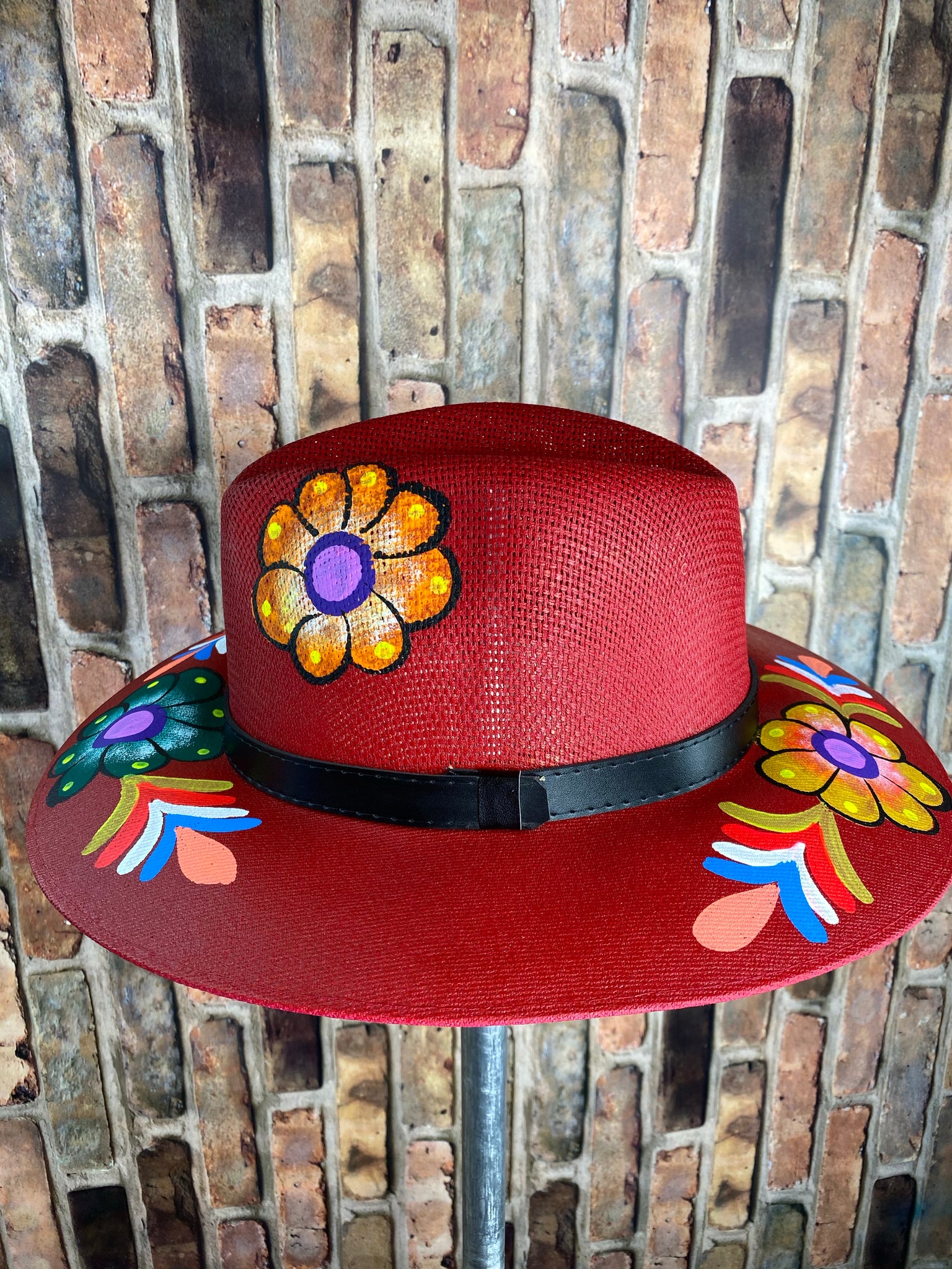 Hand painted Mexican Artisanal Hat