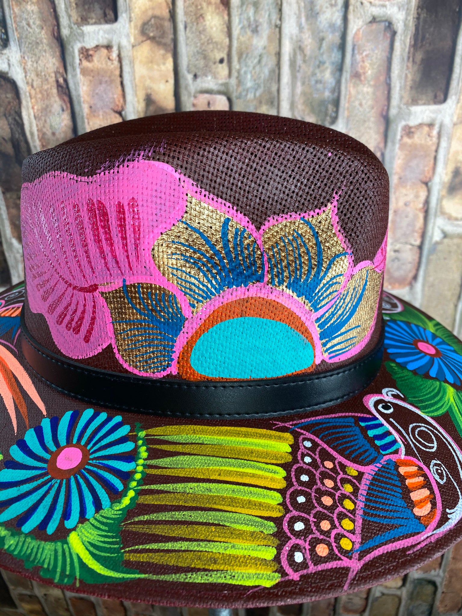 Hand painted Mexican Artisanal Hat