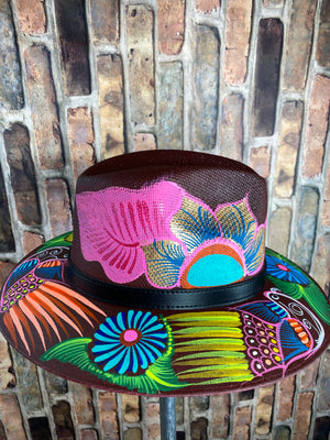 Hand painted Mexican Artisanal Hat