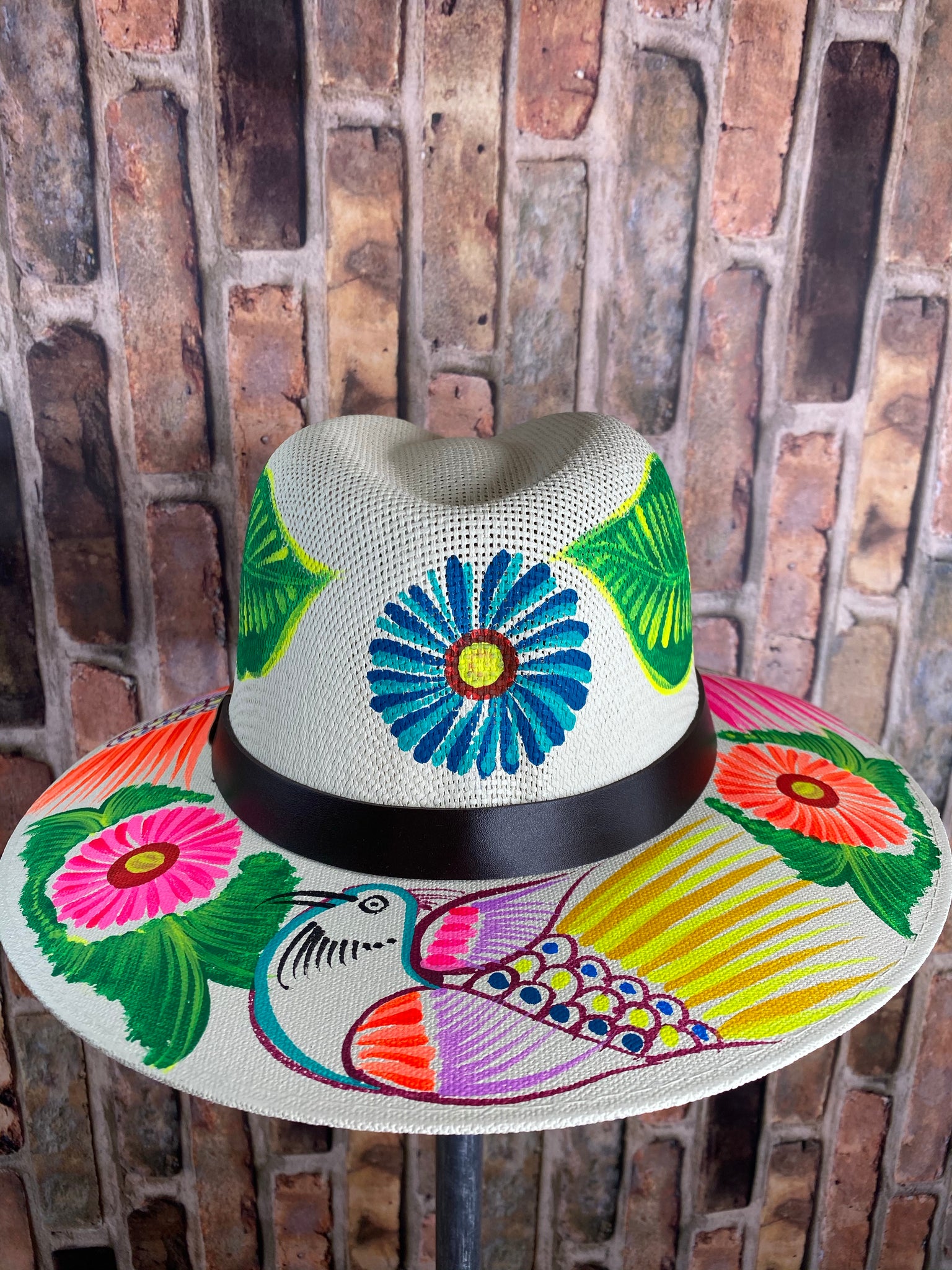 Hand painted Mexican Artisanal Hat