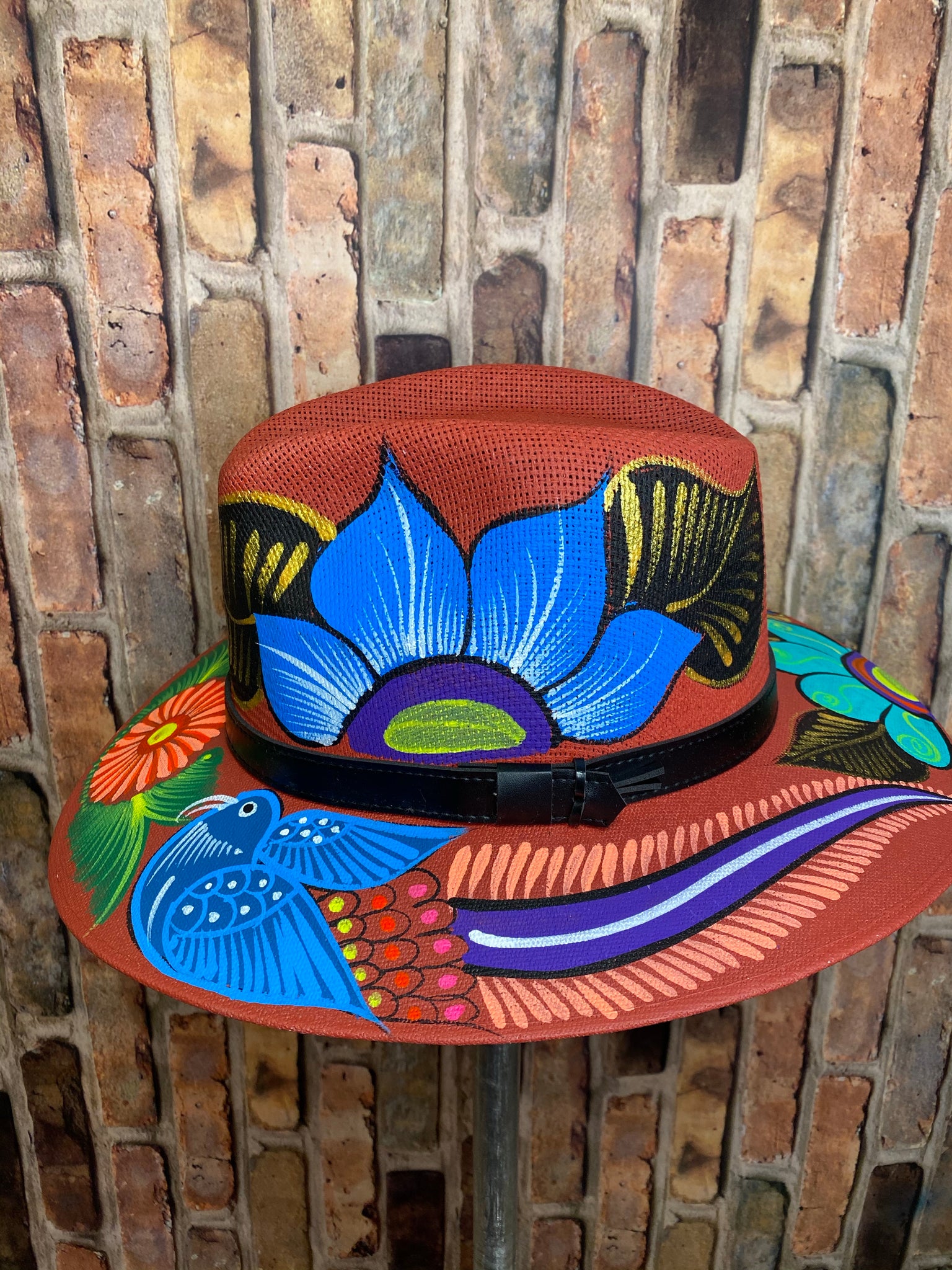 Hand painted Mexican Artisanal Hat