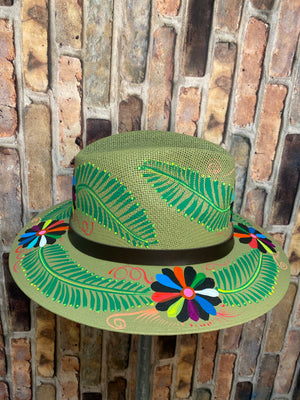 Hand painted Mexican Artisanal Hat