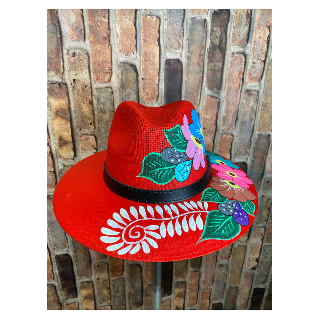 Hand painted Mexican Artisanal Hat