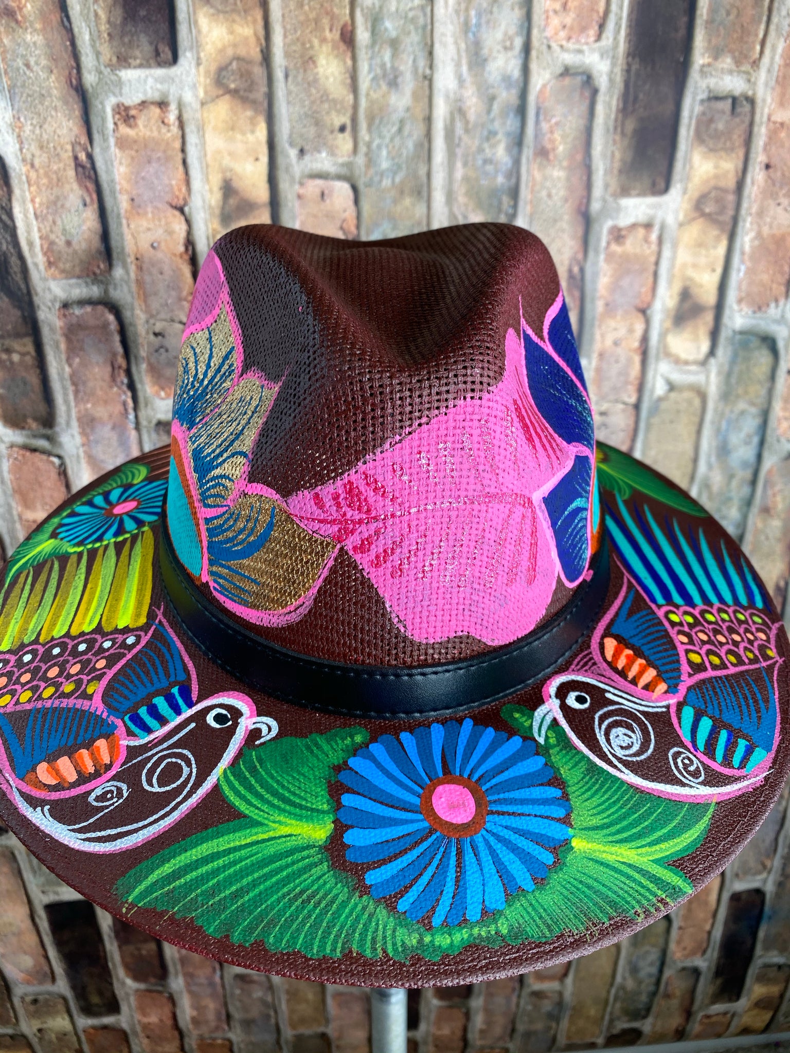 Hand painted Mexican Artisanal Hat