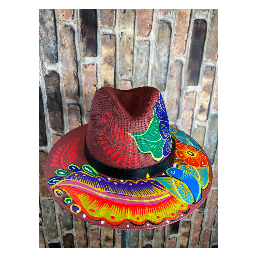 Hand painted Mexican Artisanal Hat