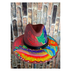 Hand painted Mexican Artisanal Hat