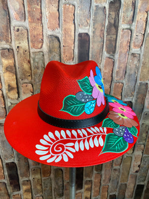 Hand painted Mexican Artisanal Hat