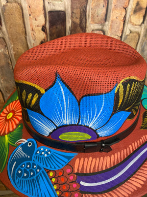 Hand painted Mexican Artisanal Hat