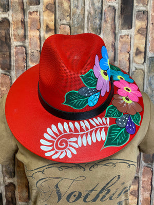 Hand painted Mexican Artisanal Hat