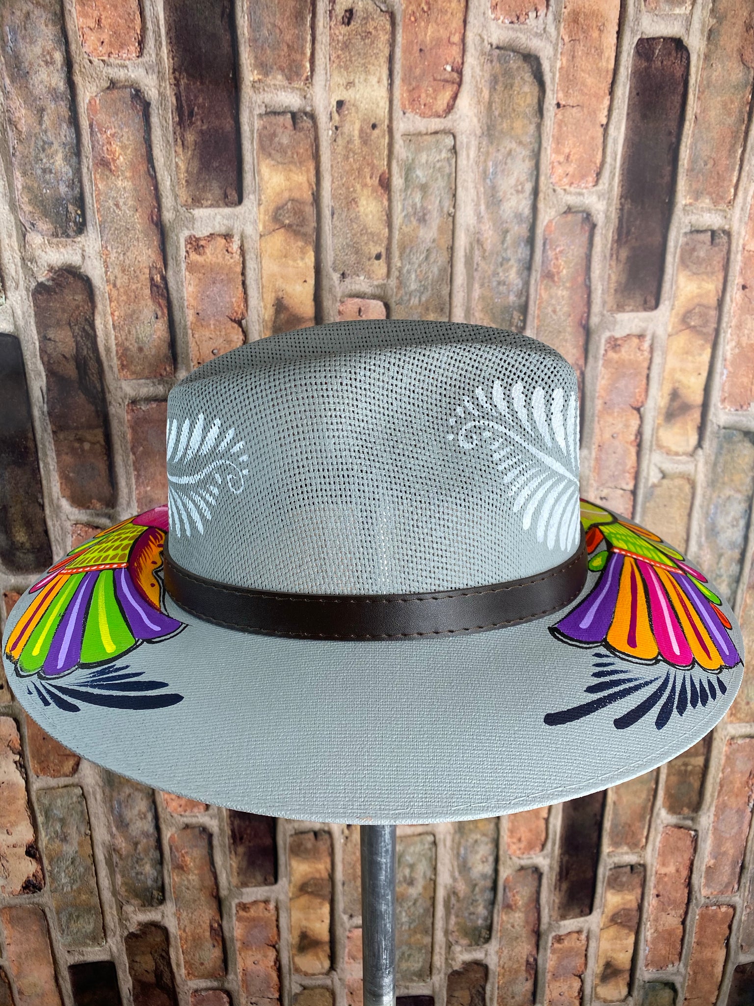 Hand painted Mexican Artisanal Hat