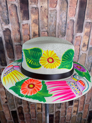 Hand painted Mexican Artisanal Hat