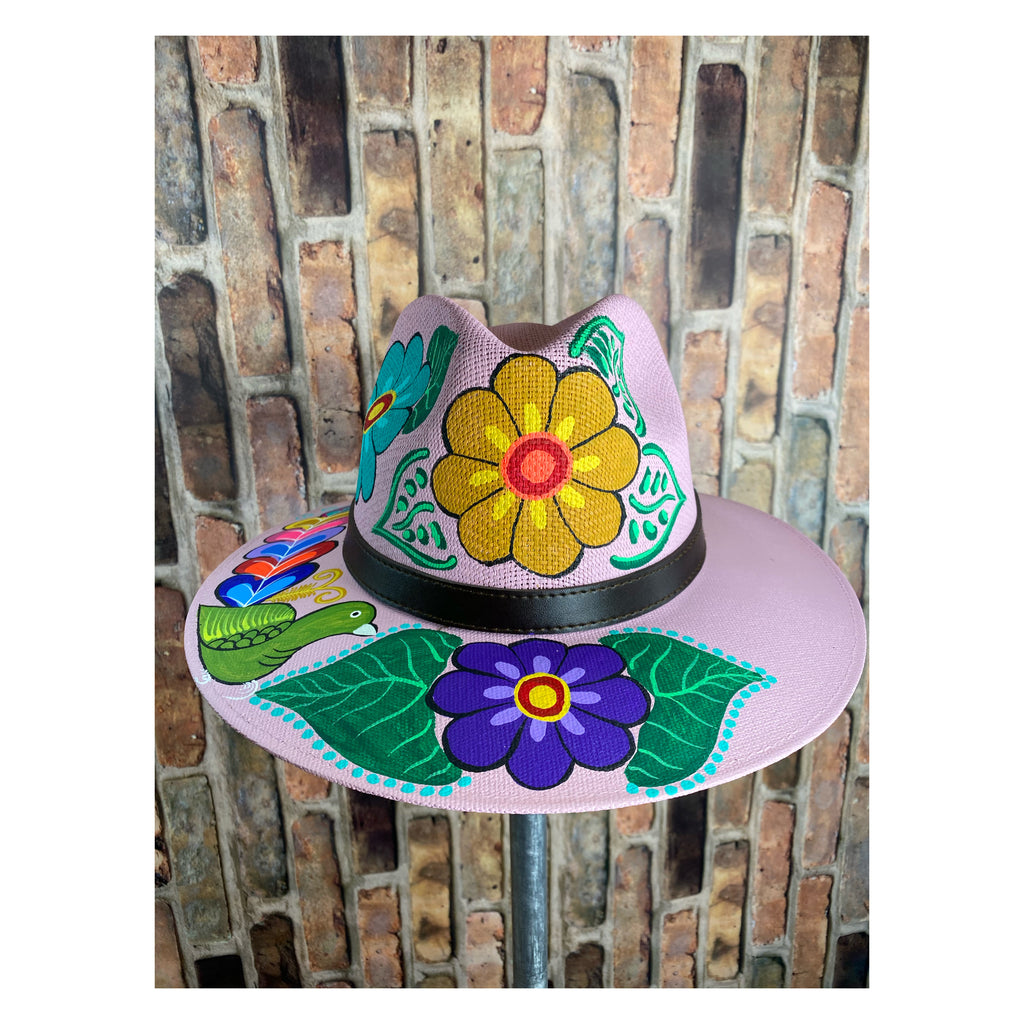 Hand painted Mexican Artisanal Hat