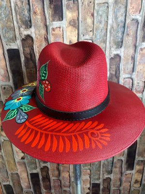 Hand painted Mexican Artisanal Hat